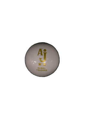 AJ Test-White 4-Piece Cricket Ball