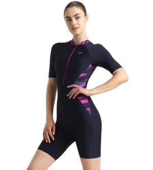 Speedo Closed Back Printed Kneesuit